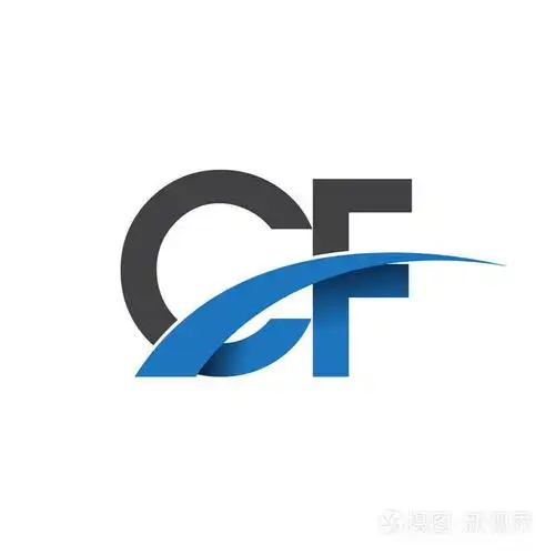 cf 字母徽标, 初始徽标标识为您的企业和公司
