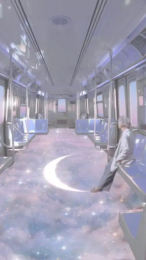 地铁清新唯美风景摄影