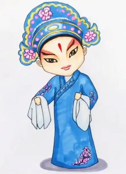 用简笔画带你走进戏曲的世界,领略不一样的国粹——生篇