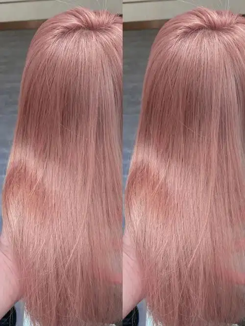 玫瑰粉丨染一次掉色也好看的仙女发色底