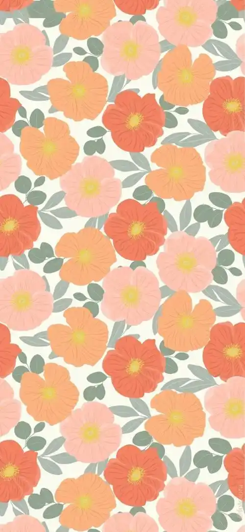 平铺小碎花壁纸