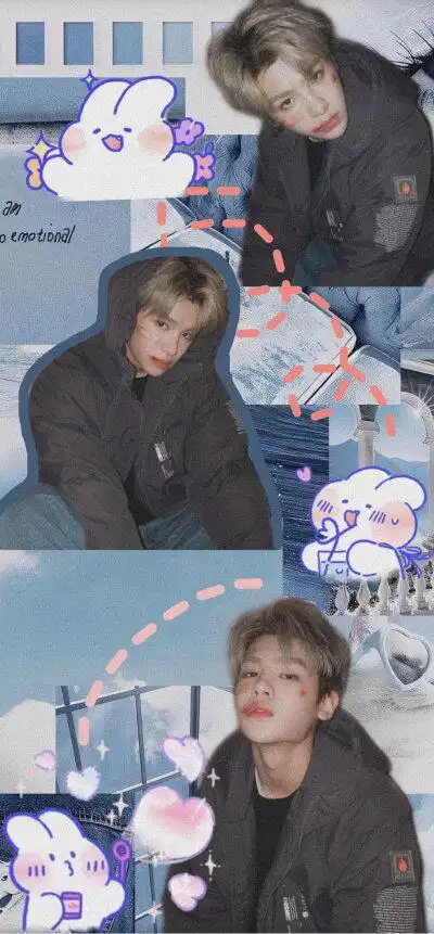 黄明昊壁纸三层