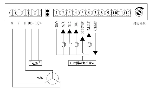 bl-1208n无刷直流电机驱动器
