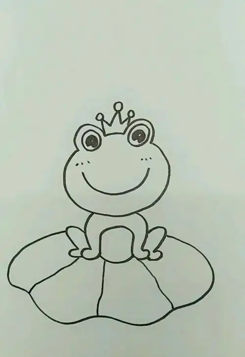 杨郎幼儿园大(1)班【第136期】美术活动《小青蛙》(3位老师和52位小