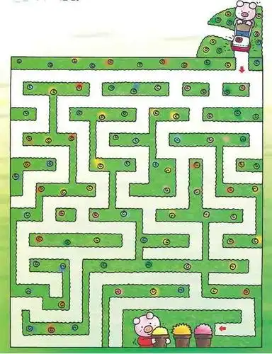 中班:《走迷宫》.