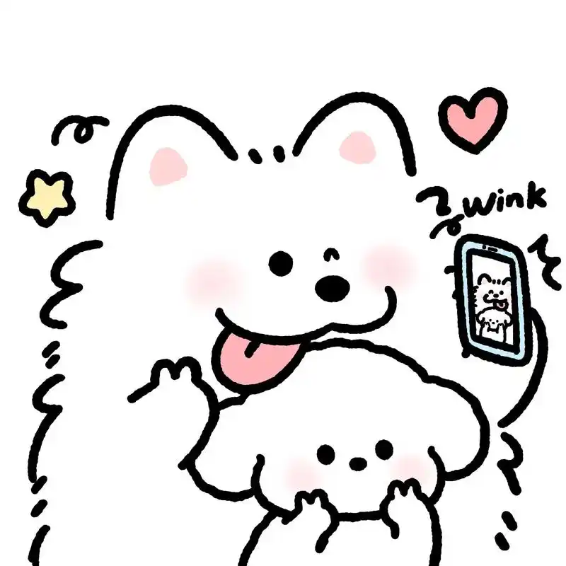 情侣头像卡通可爱版动物 - 抖音