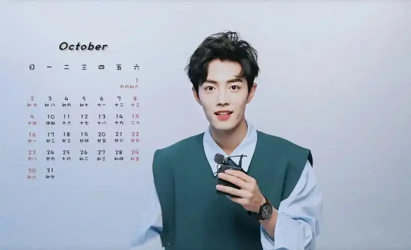 月历壁纸  #电脑壁纸  #电脑桌面壁纸  #肖战