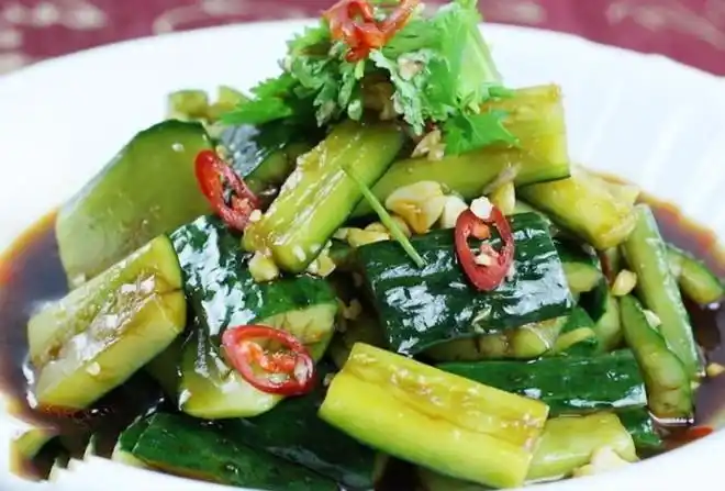 凉拌黄瓜淋油系列