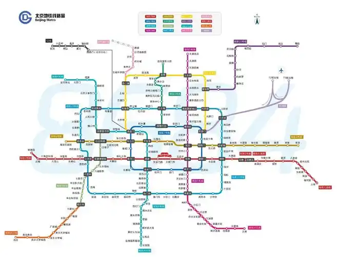 2013版北京地铁图