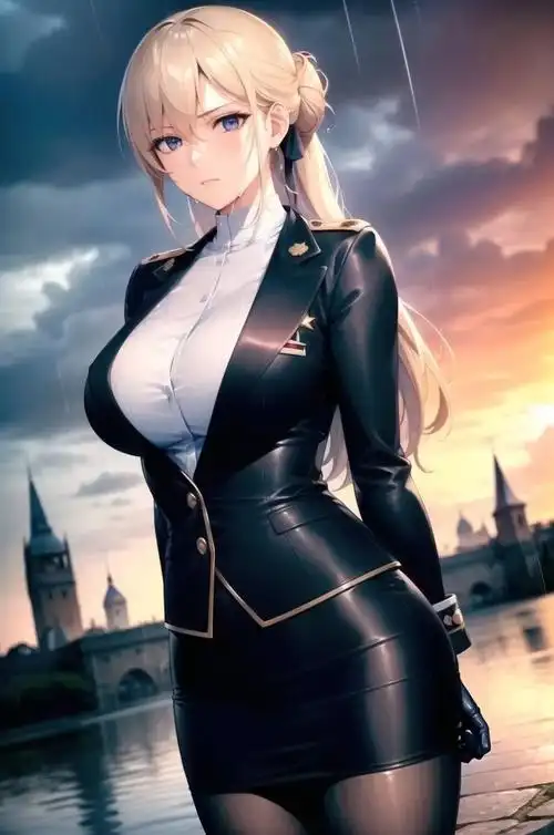 壁纸少女绘:紧身衣 吊带袜 性感曲线完美展现太吸睛