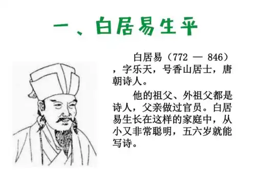 走进诗人白居易pptppt