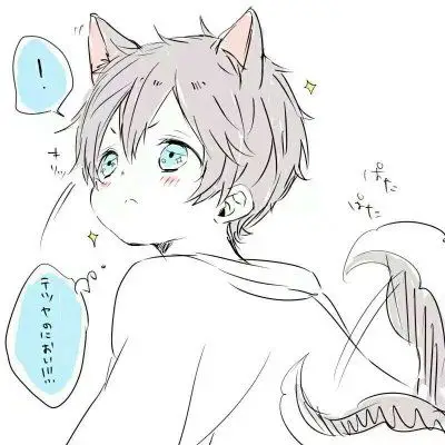 动漫男头简约可爱帅气