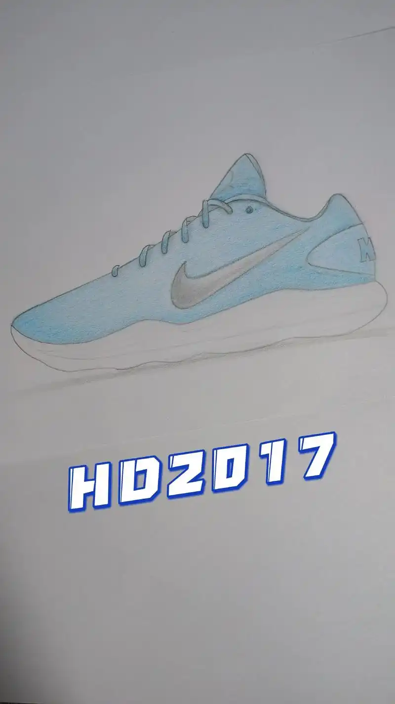 感觉蓝色鞋子都挺好看的.#日常瞎画 #手绘鞋 #hd2017 - 抖音