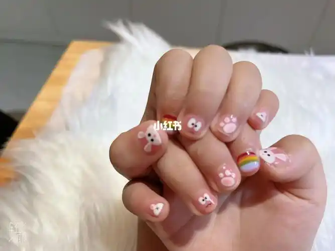 儿童美甲97夏日美甲97开心开心09