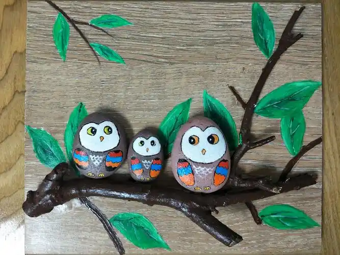 点石成金,变废为宝!老君小学石头画社团开课啦!