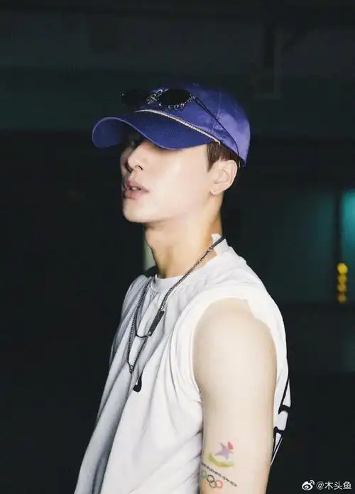 王嘉尔透视背心