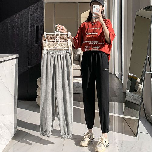 9997# 森屿服饰春夏韩版新品宽松束脚裤潮流女士休闲裤九分裤