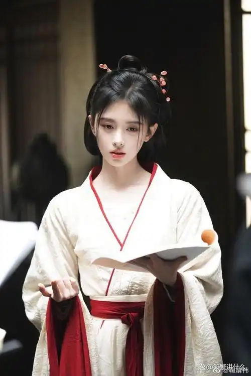 这组古装剧照里,鞠婧祎不仅展现了华丽的古典美感,还卖萌摆出各种可爱