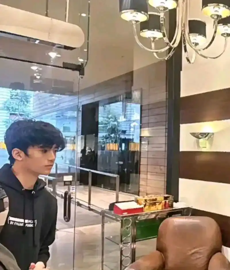 大儿子谢振轩与父亲同框还是在10多年前了,性格也很像,都是又冷又酷!