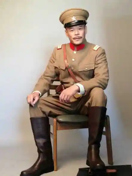 北洋军阀奉系从来没有蓝灰色的军装,奉军军装为土黄色,直系皖系才有蓝