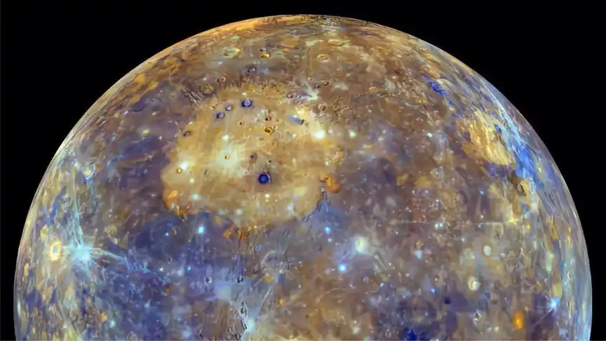 水星表面全彩色图像