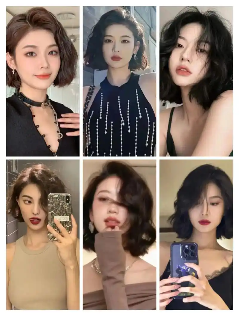 复古氛围感港风烫发.复古氛围感短发复古港风发型,真不挑脸型. - 抖音