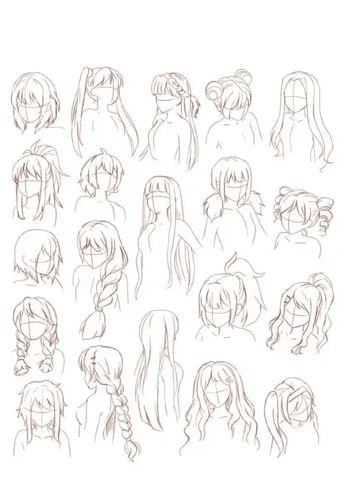 女生头部及发型画法教程 - 优动漫-动漫创作支援平台 | 优动漫paint