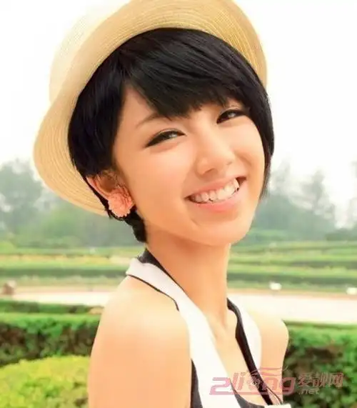 日系学生小清新甜美发型短碎发也超好看
