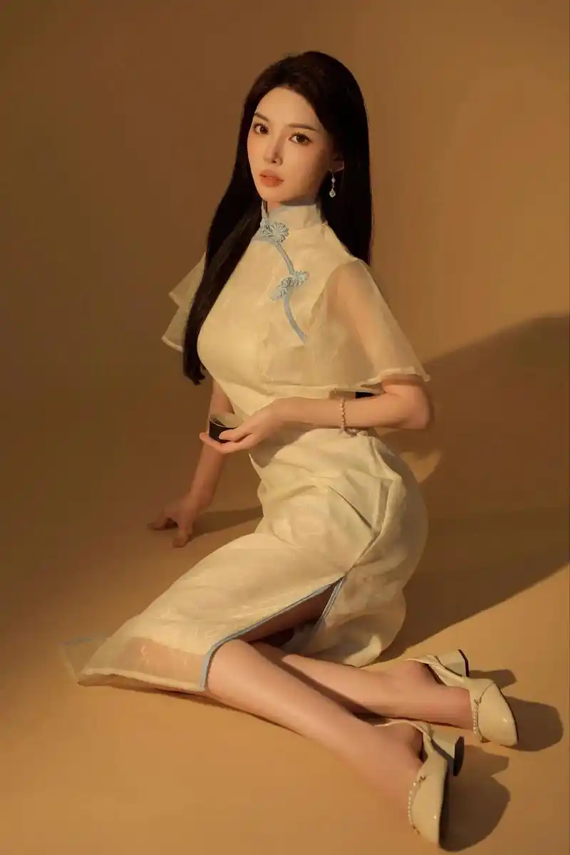 飞乐时摄影1旗袍写真 〝夏人秋,齐女难留." 新 - 抖音