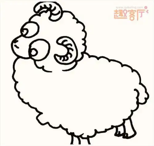 羊的简笔画儿童画画大全简笔画羊