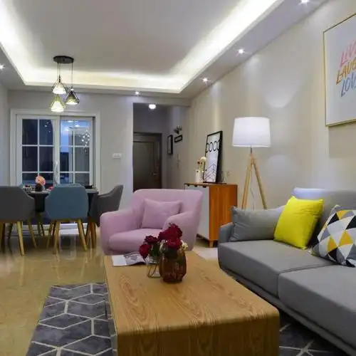 80平米两室一厅简装图 无需繁杂轻松温馨小窝