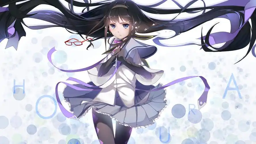 二次元性感红发御姐桌面壁纸