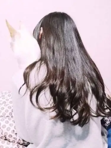 长发背影女头像