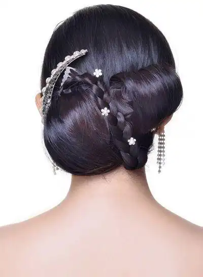 2款韩式浪漫新娘盘发教程,气质唯美时尚靓丽!