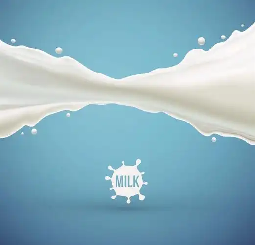牛奶广告设计图