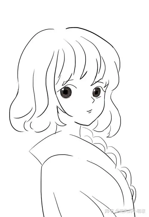 插画入门我的插画学习6如何画线稿线条打型