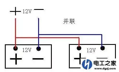 两个电瓶并联和串联怎么区分