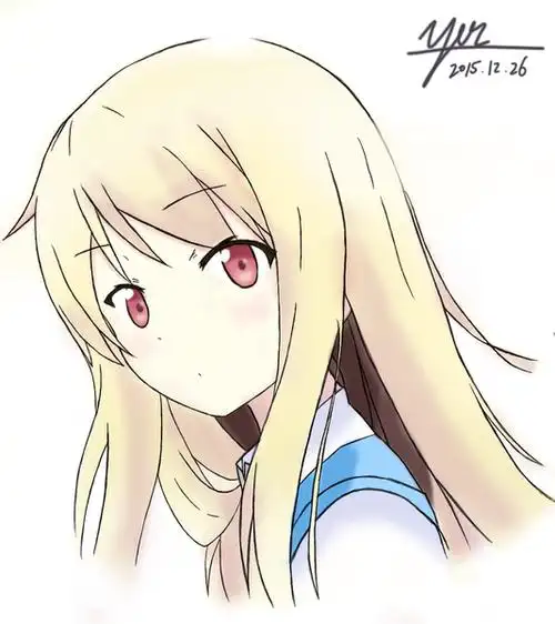 求椎名真白的超清图片当qq头像用的