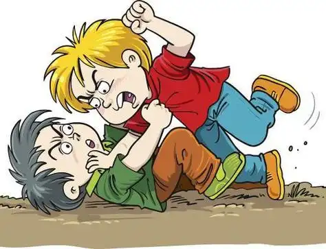 不要打架的简笔画 简笔画图片大全-普车都