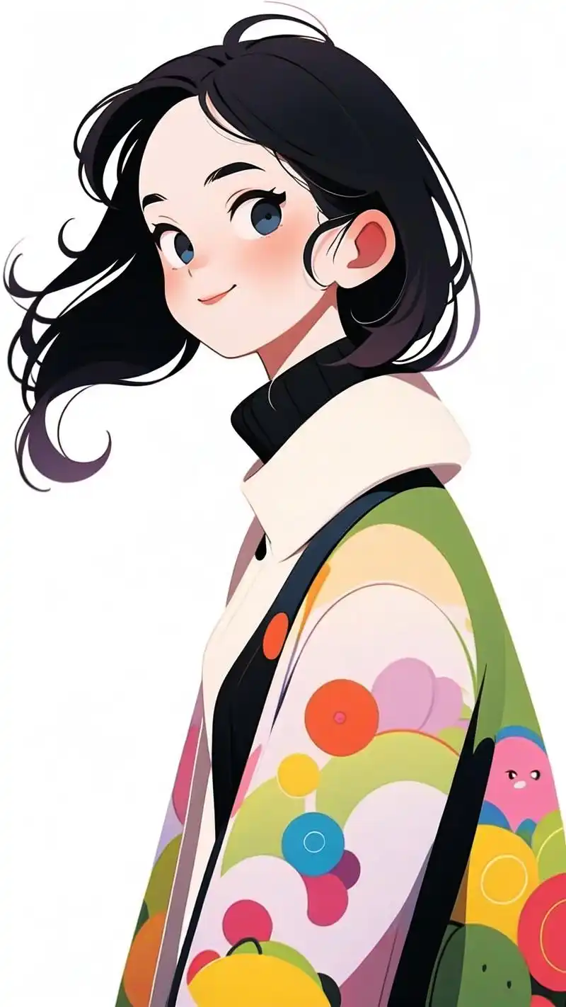 漫画女生壁纸,呆萌可爱,直击少女心❤️