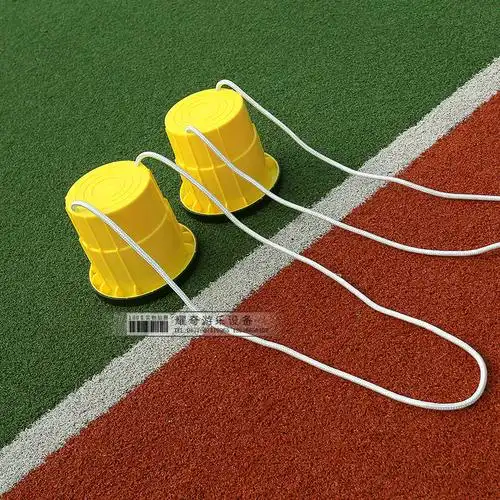 防滑圆筒高跷.踩高跷.感统训练器材.游戏玩具.儿童高跷.圆柱高跷