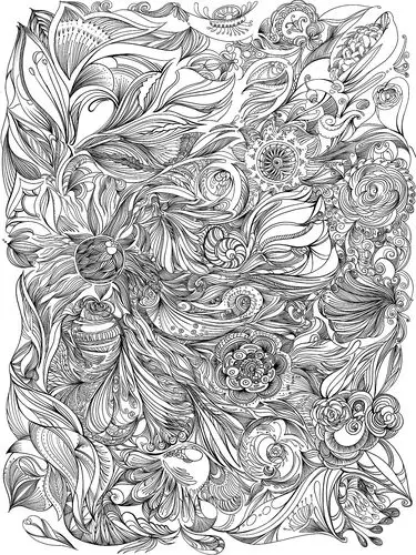 原创黑白抽象装饰画