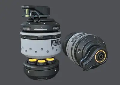 次世代 科幻手雷 pbr 手榴弹 炸弹 武器 弹药 范围伤害