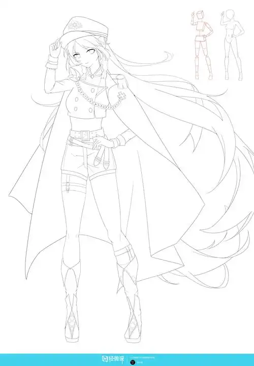 章节六阶段一同人立绘线稿