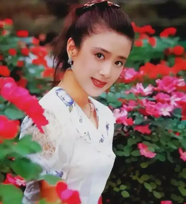 年轻时傅艺伟典型的古装女神妖艳当中带着一丝纯情