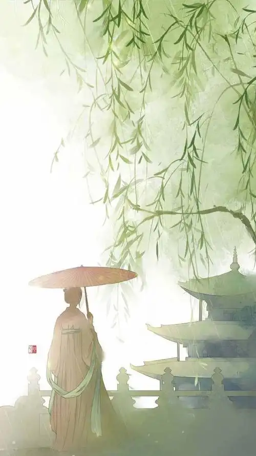 八款禅意手机壁纸图片,美呆了一组唯美一人一花一世界图!