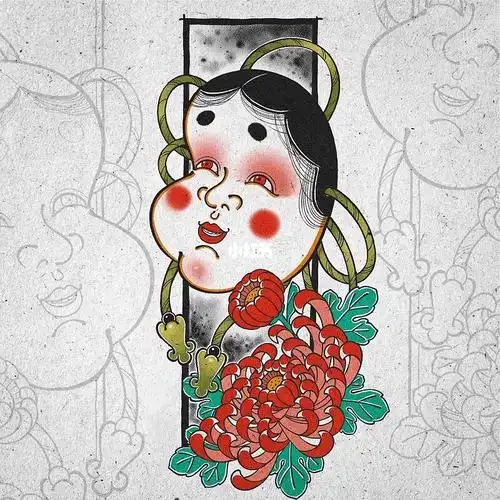 tattoo 日式阿多福 菊花 今日分享91