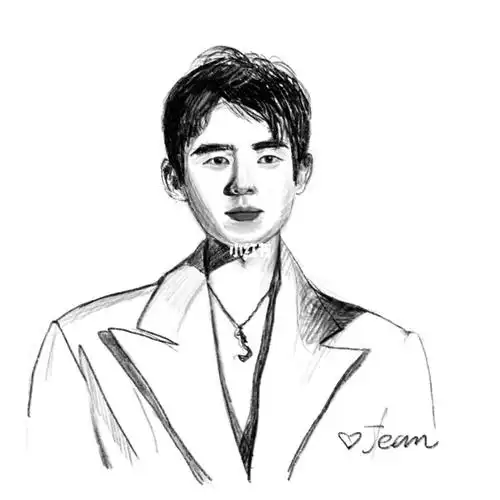 画画  #刘昊然  #速写