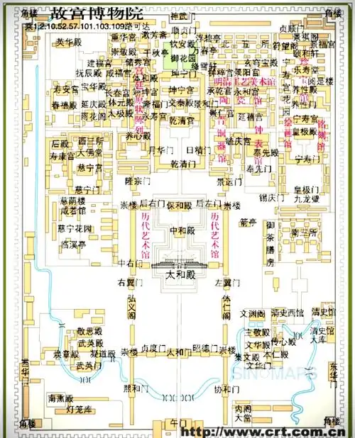 🏯故宫博物院平面导览图全解析🗺️