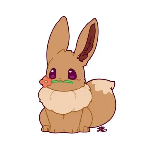 伊布想送你一朵小花花